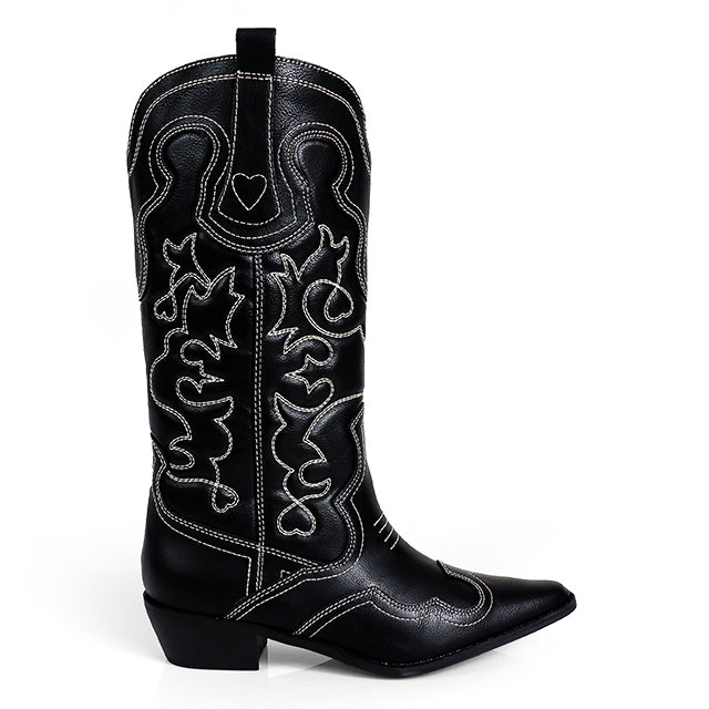 Cowgirl Boots - Black