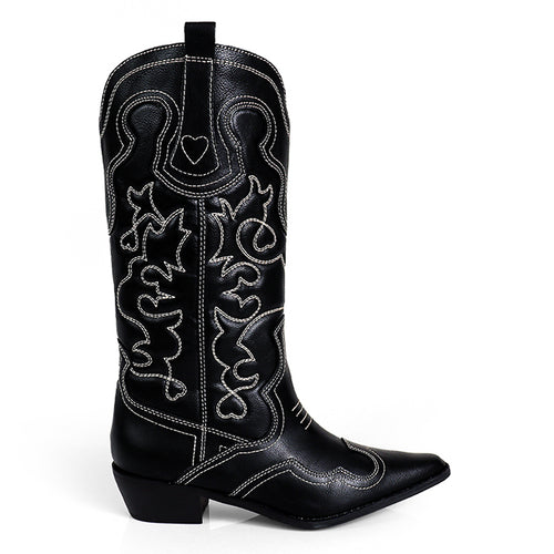 Cowgirl Boots - Black