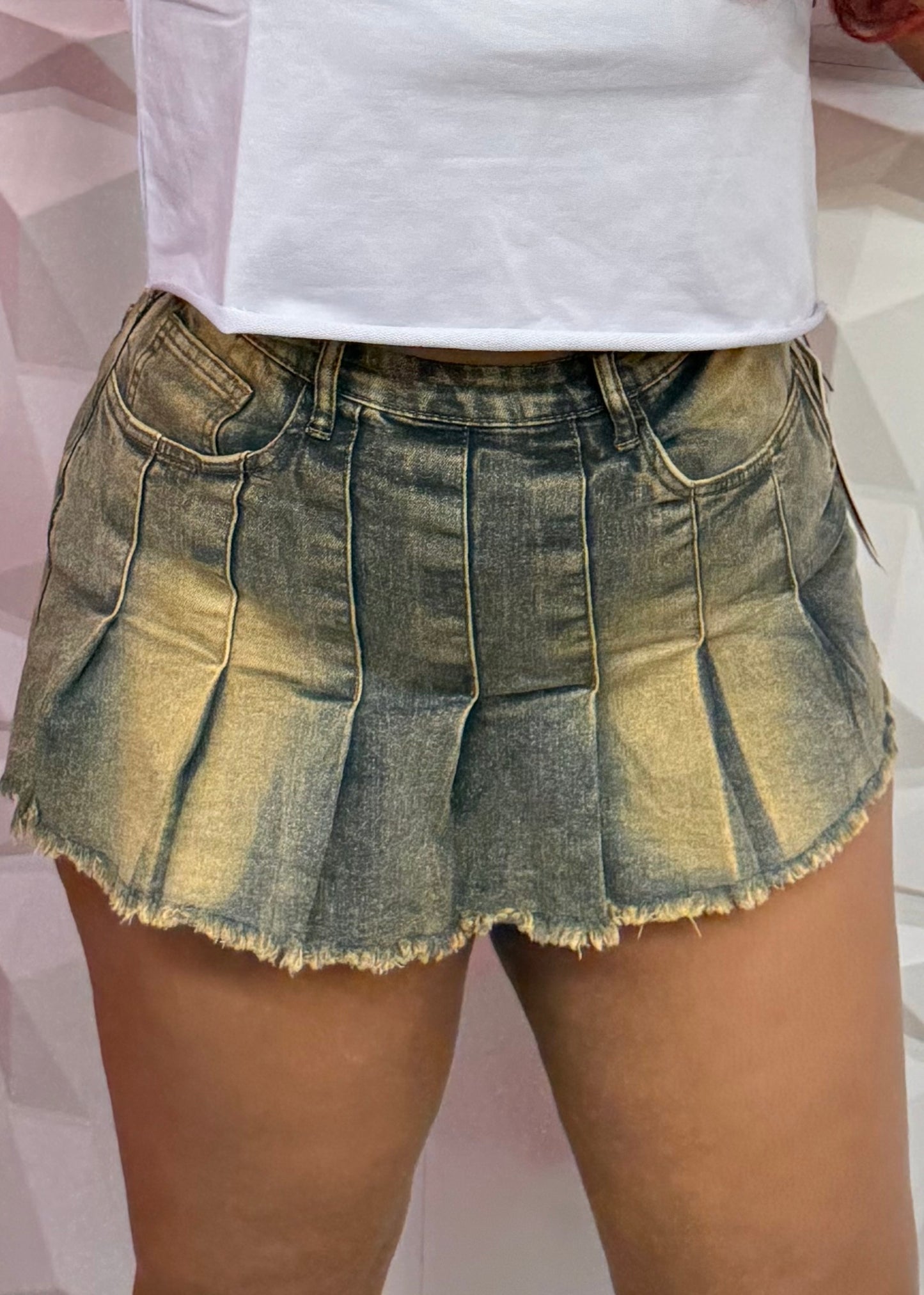 Denim Skort-Vintage