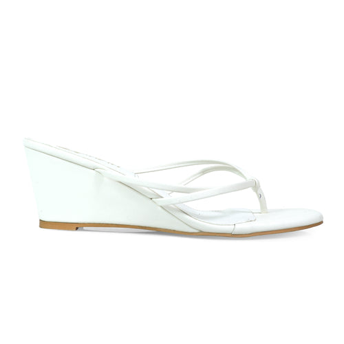 Leslie Wedge - White