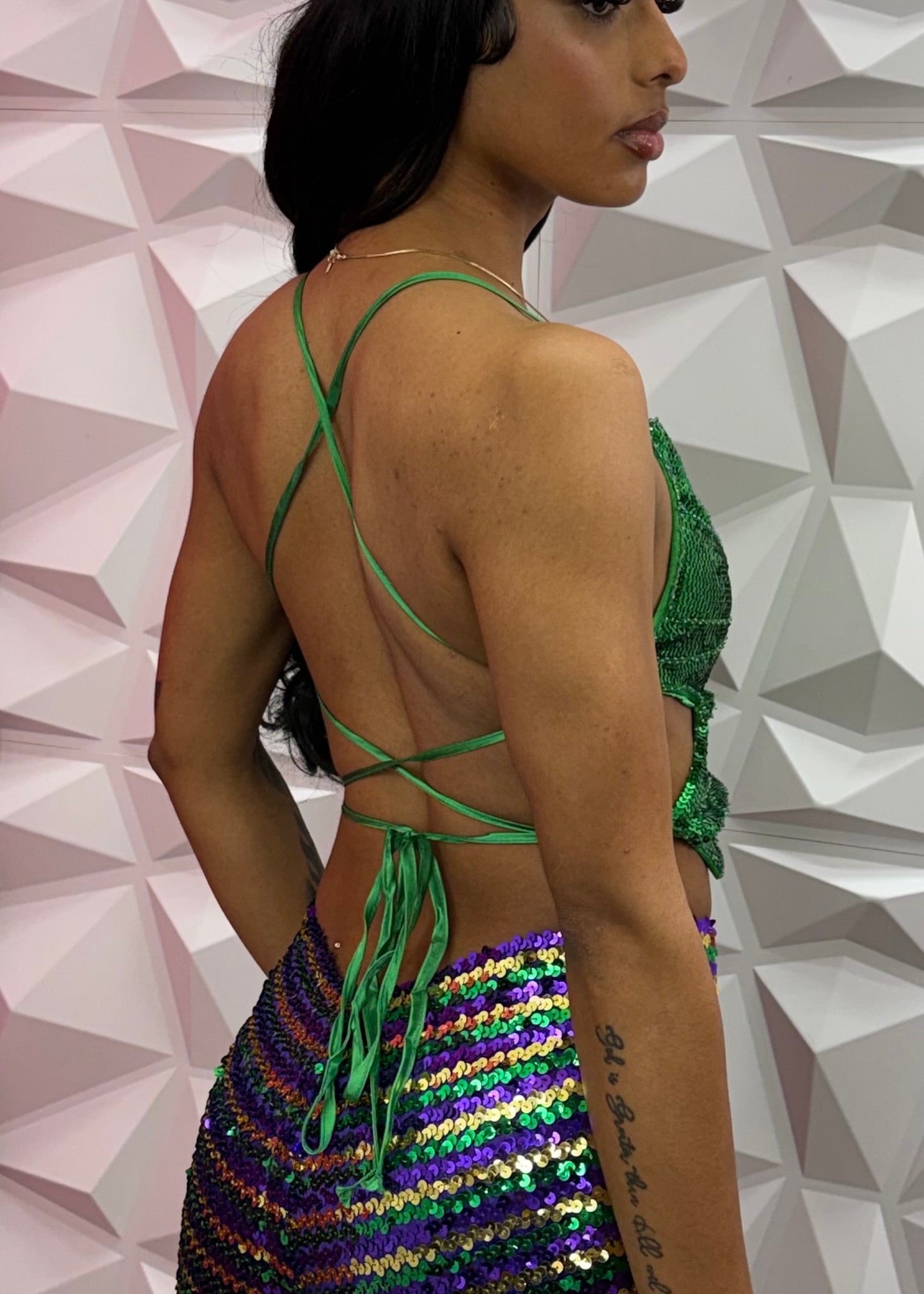 MG Butterfly Top - Green