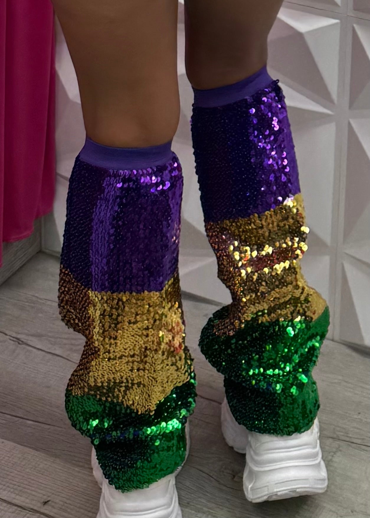 Sequins Legwarmers - Adult - Multi