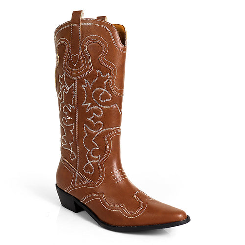 Cowgirl Boots - Brown