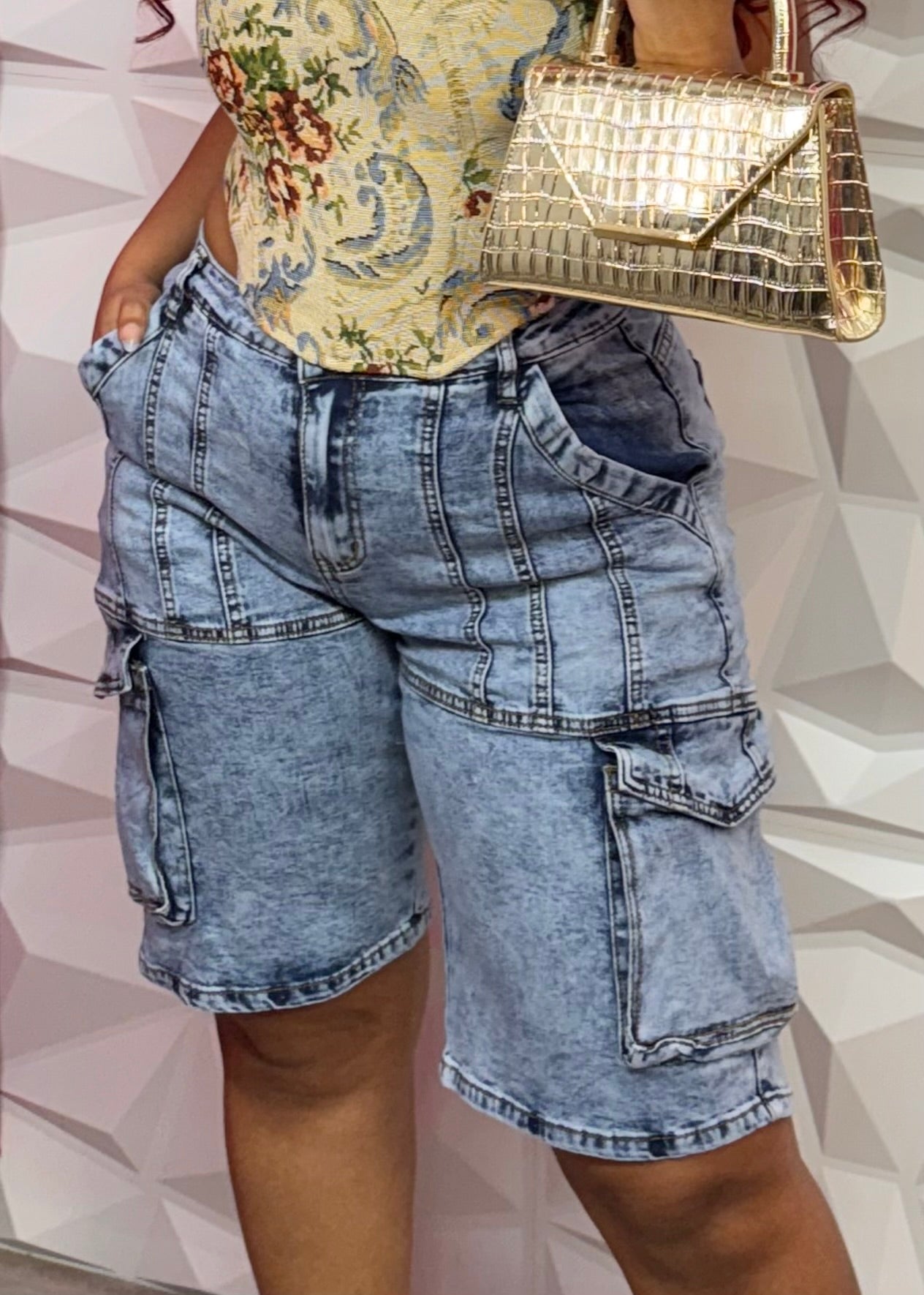 Denim Jorts-Blue