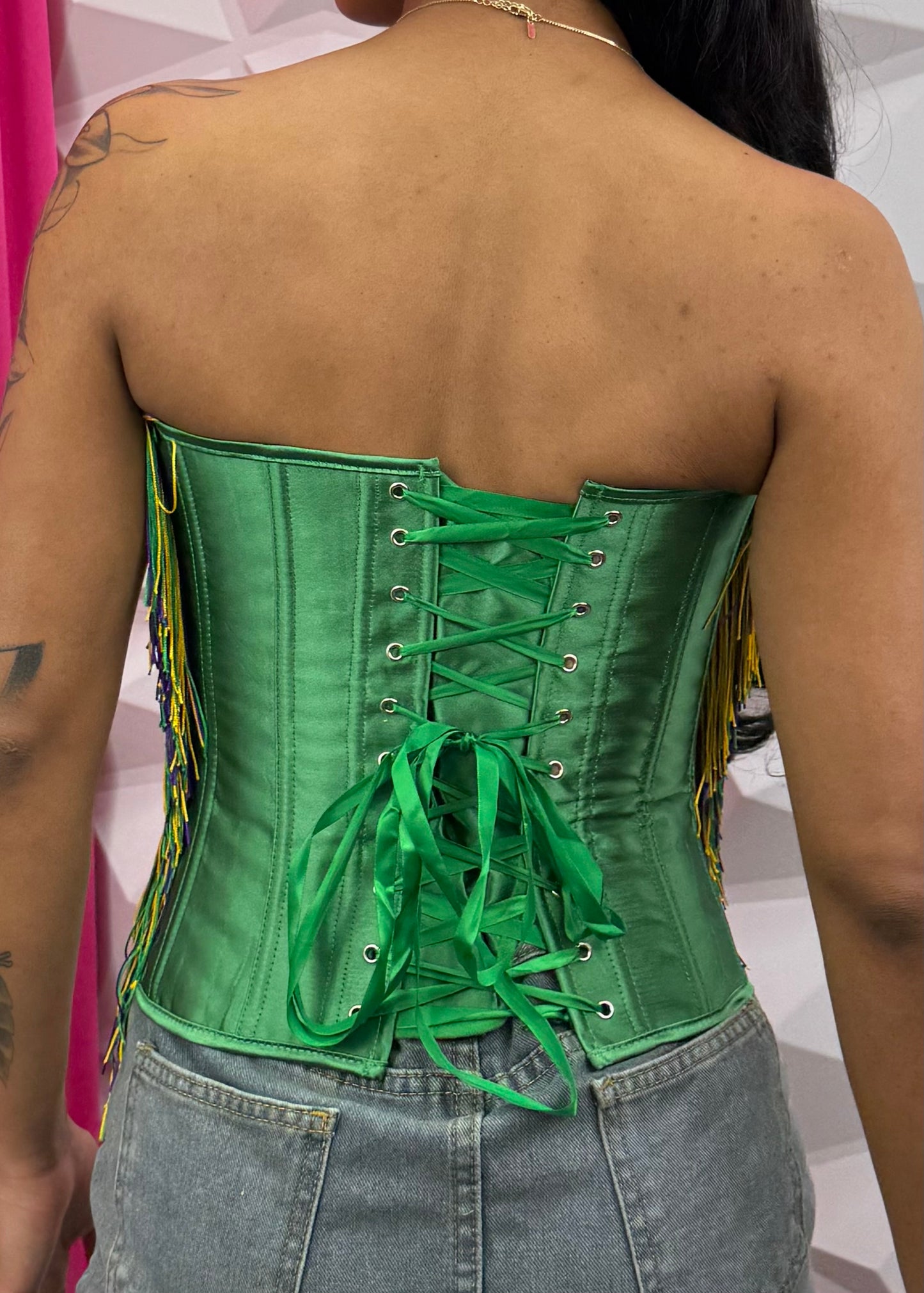 MG Patch Corset - Green