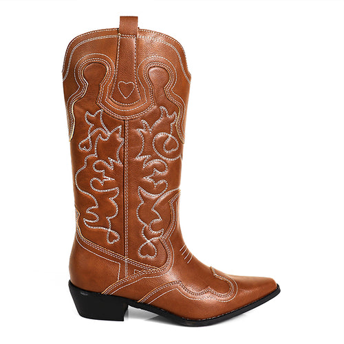 Cowgirl Boots - Brown