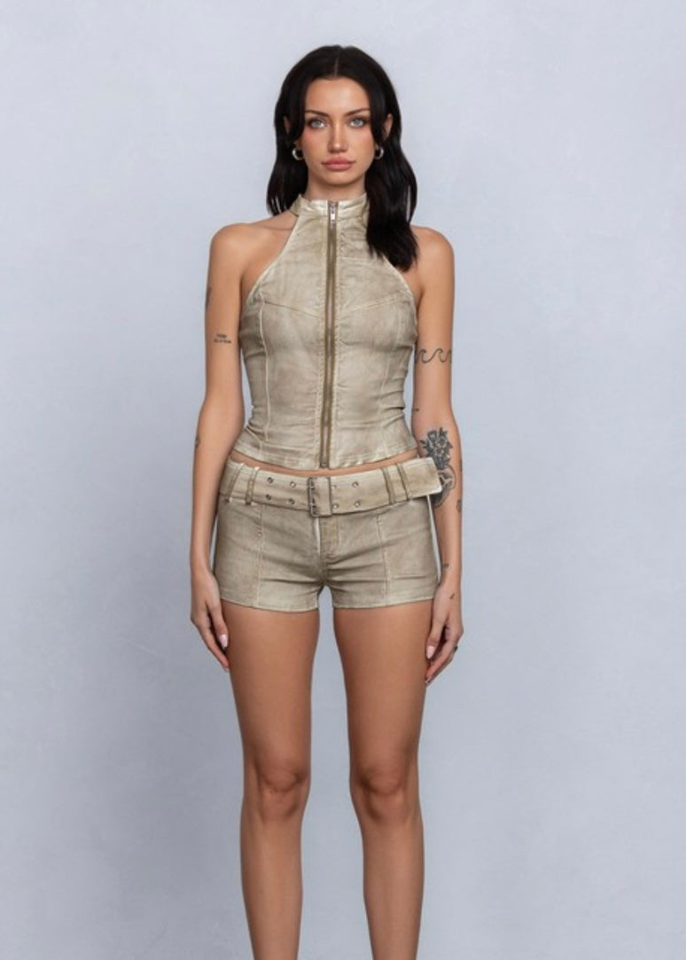 Denim Buckle Set