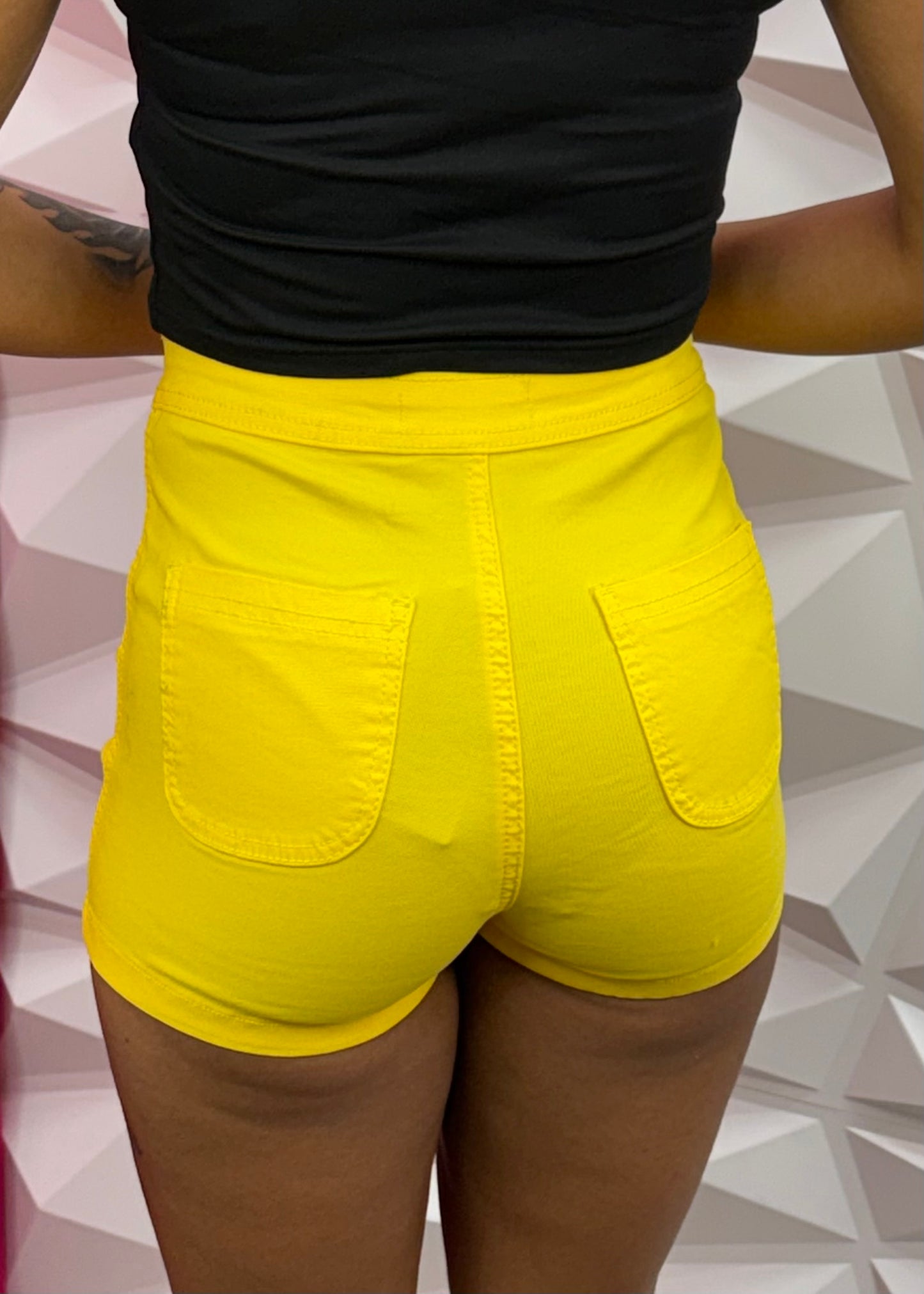 JQ Shorts-Yellow