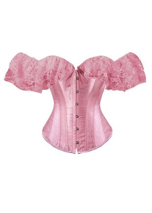 Lace Corset-pink