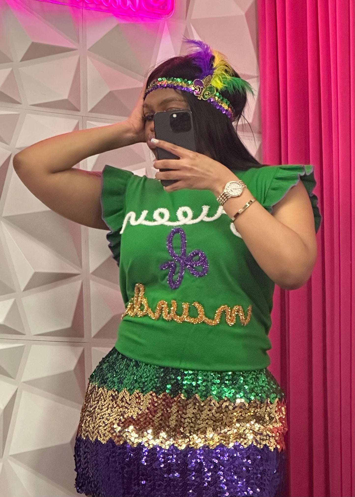 Queen MG Sweater-Green