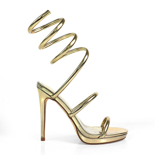 Sabine Heels - Gold