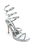 Sabine Heels - Silver