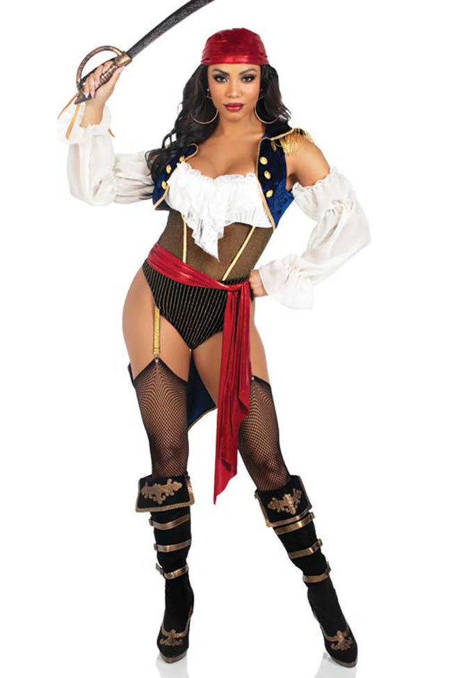 Two Pieces Buccaneer Beauty Costume Set