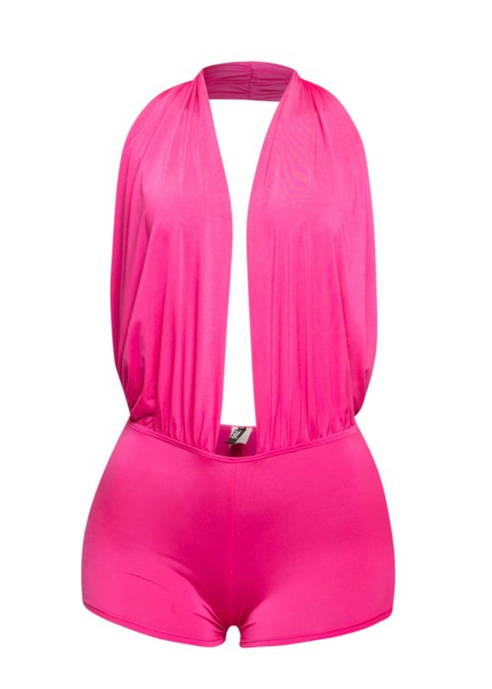 Halter Romper-Pink