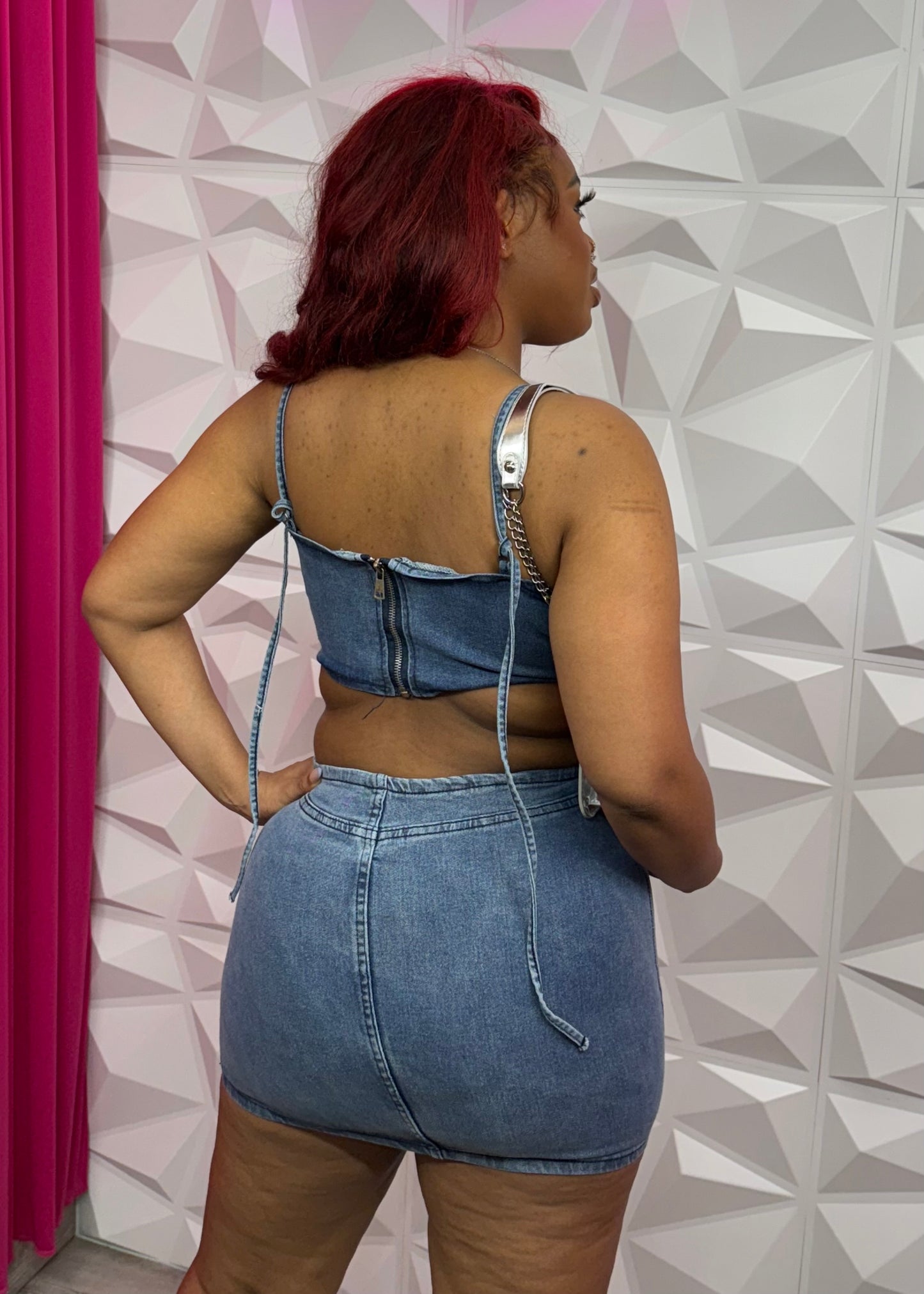 Denim Buckle Set