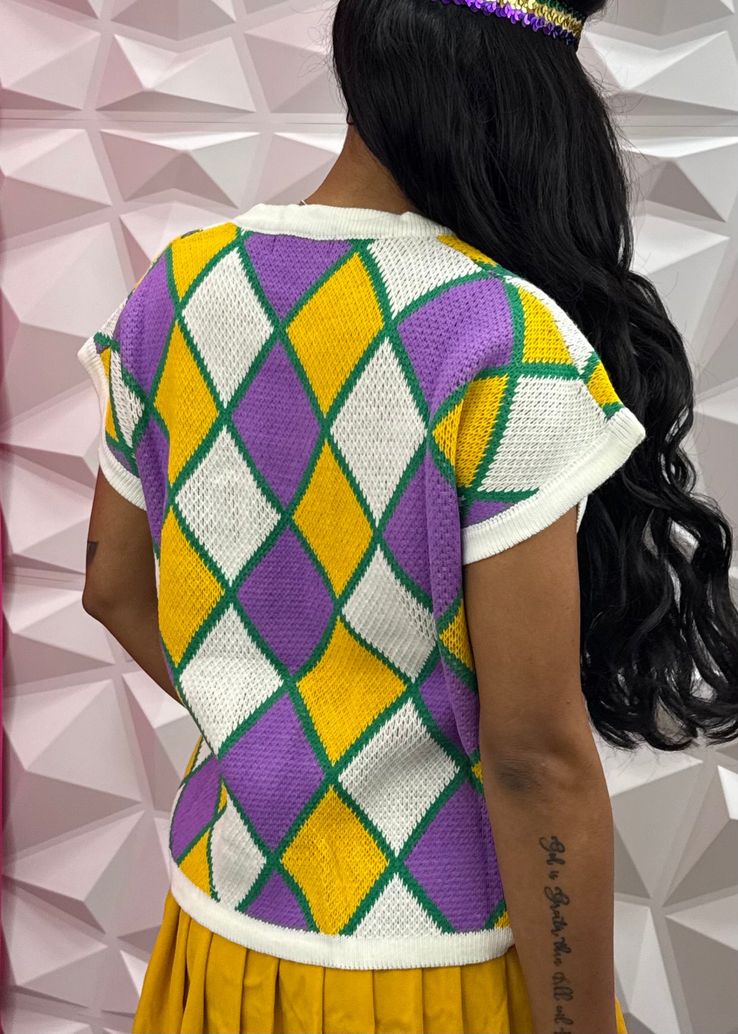 MG Diamond Sleeveless Sweater