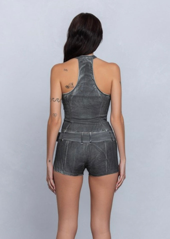 Denim Buckle Set