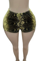 Snakeskin Shorts