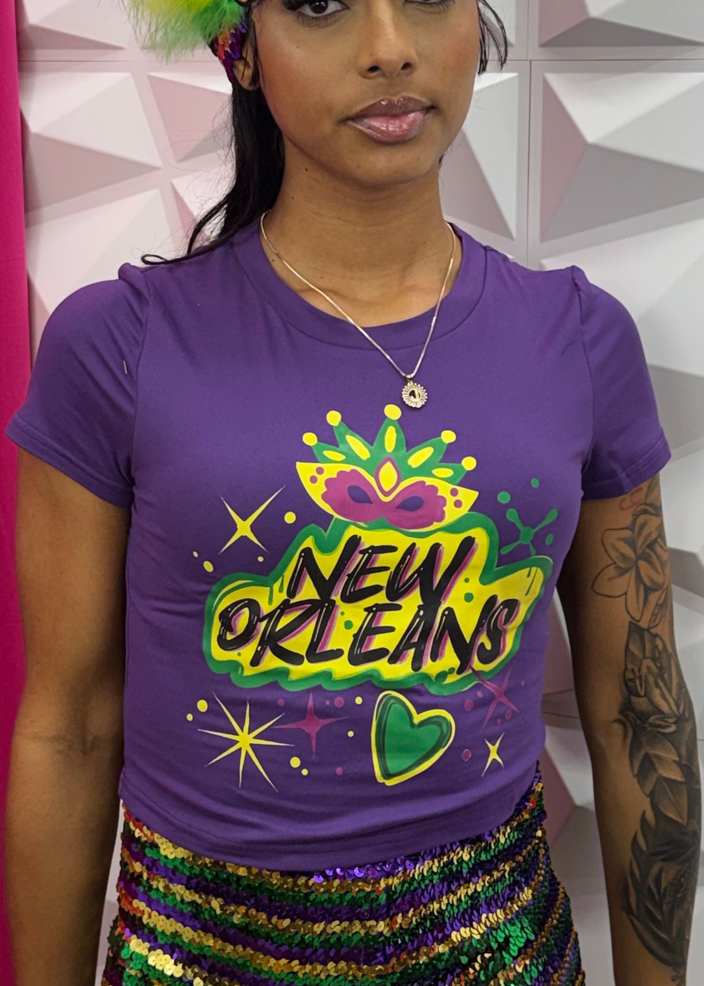 MG Croptop #1 - Purple