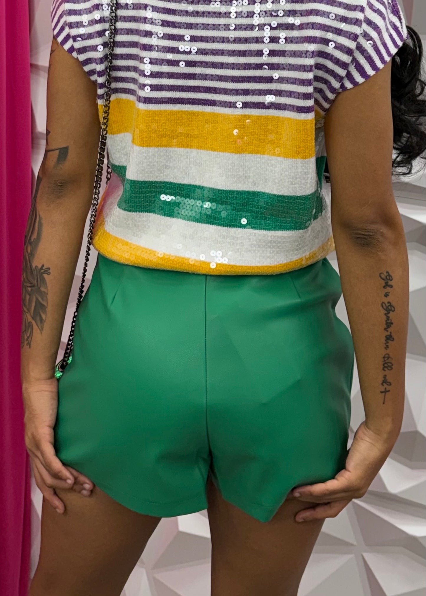 MG Faux Skort - Green