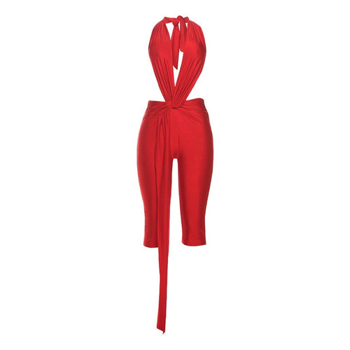 Silky Capri Romper