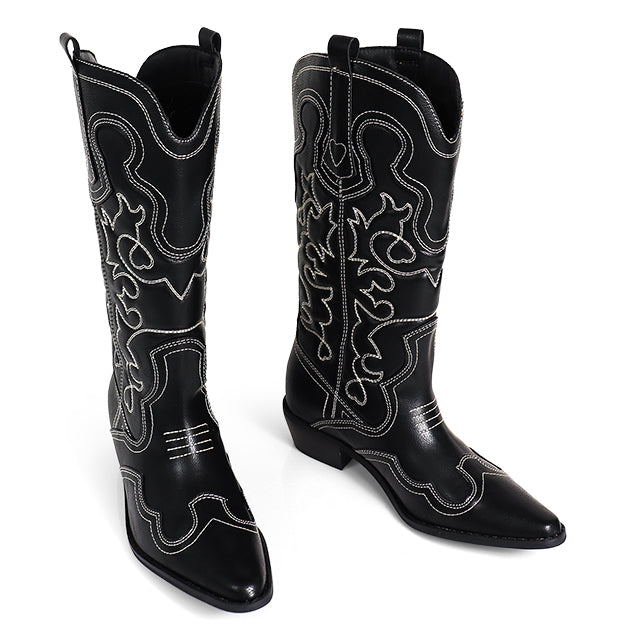 Cowgirl Boots - Black