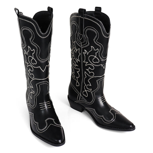 Cowgirl Boots - Black