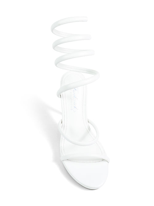 Sabine Heels - White