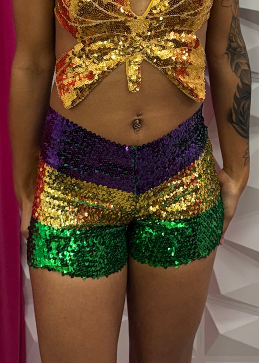 MG Sequins Shorts - Triple