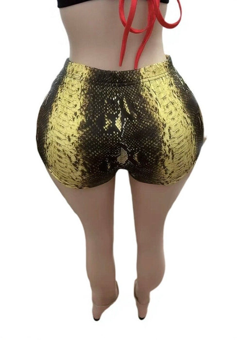 Snakeskin Shorts