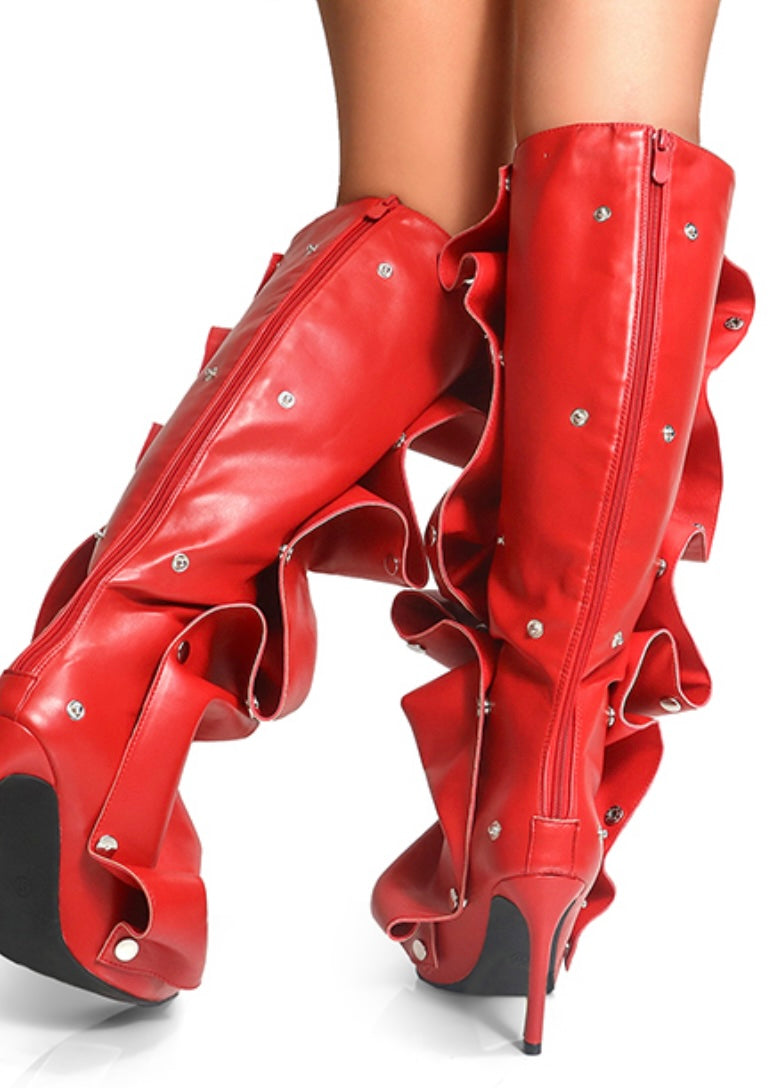 Mage Boots-Red