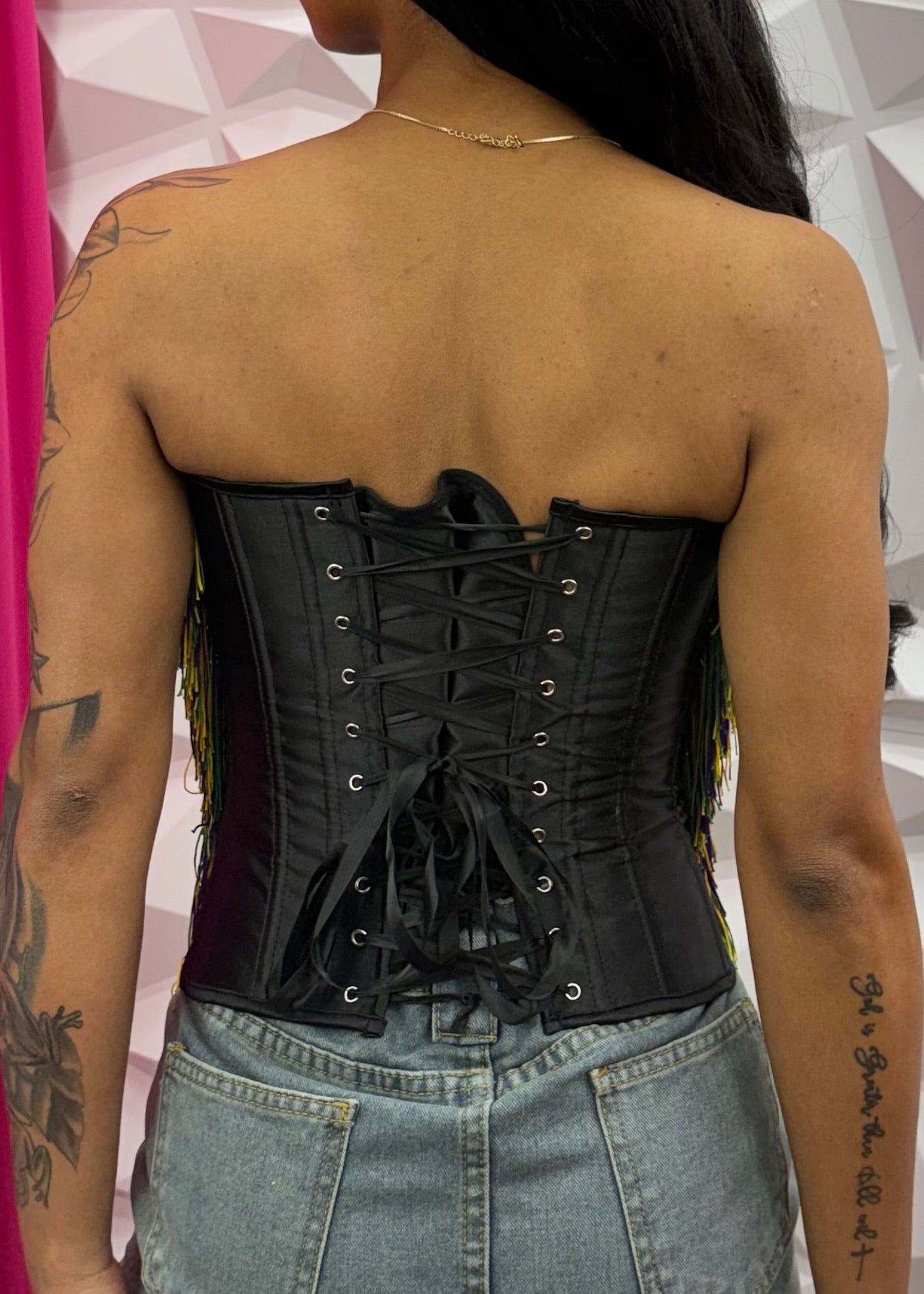 MG Patch Corset - Black