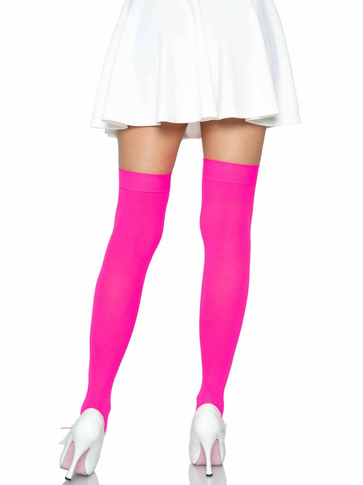 Luna Thigh High Stockings: Pink / One Size