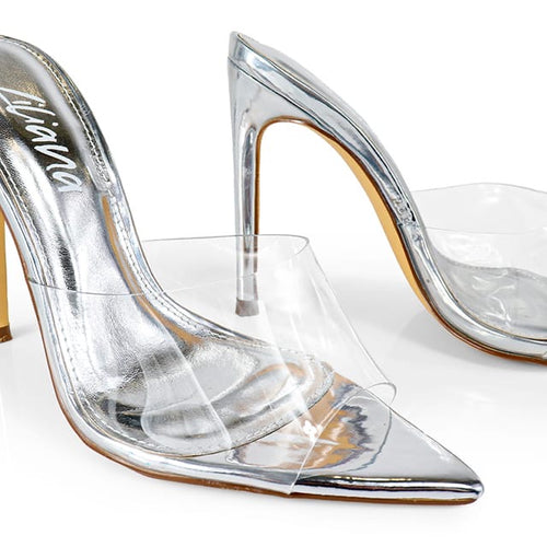 Laurent Heels - Silver