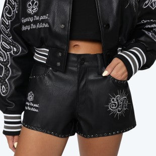SR Leather Shorts