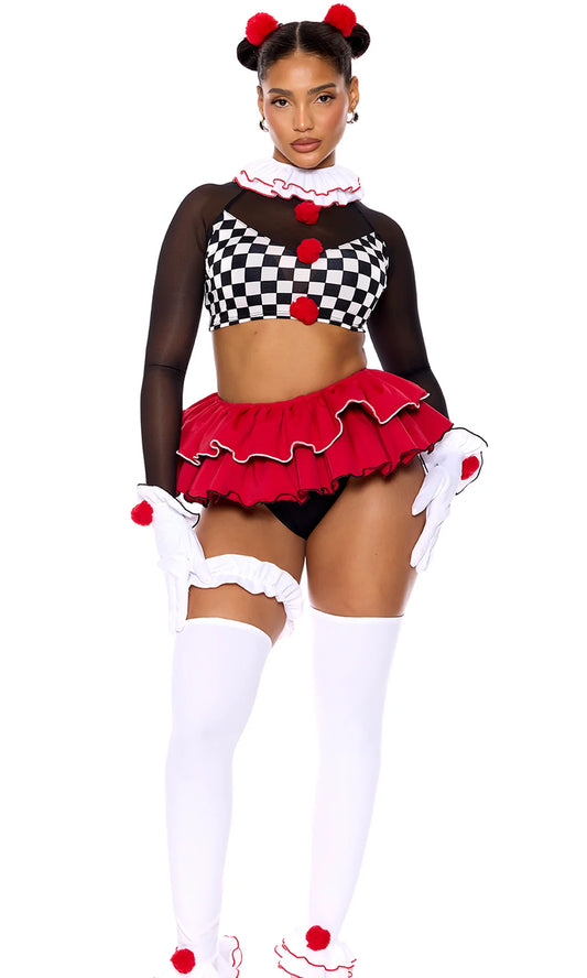 Clown Around 8-Piece Women's Circus Costume
