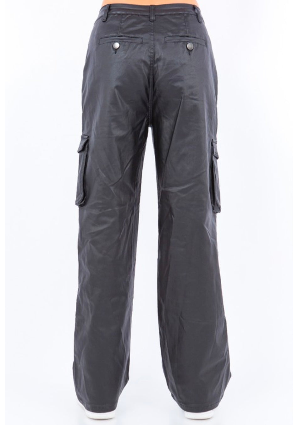 Leather Cargo Pants