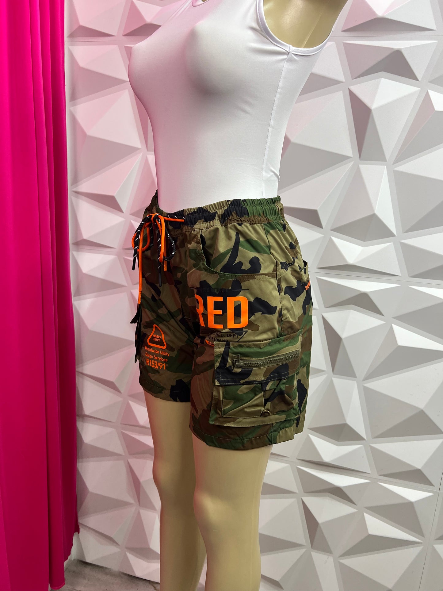 Camo Cargo Shorts