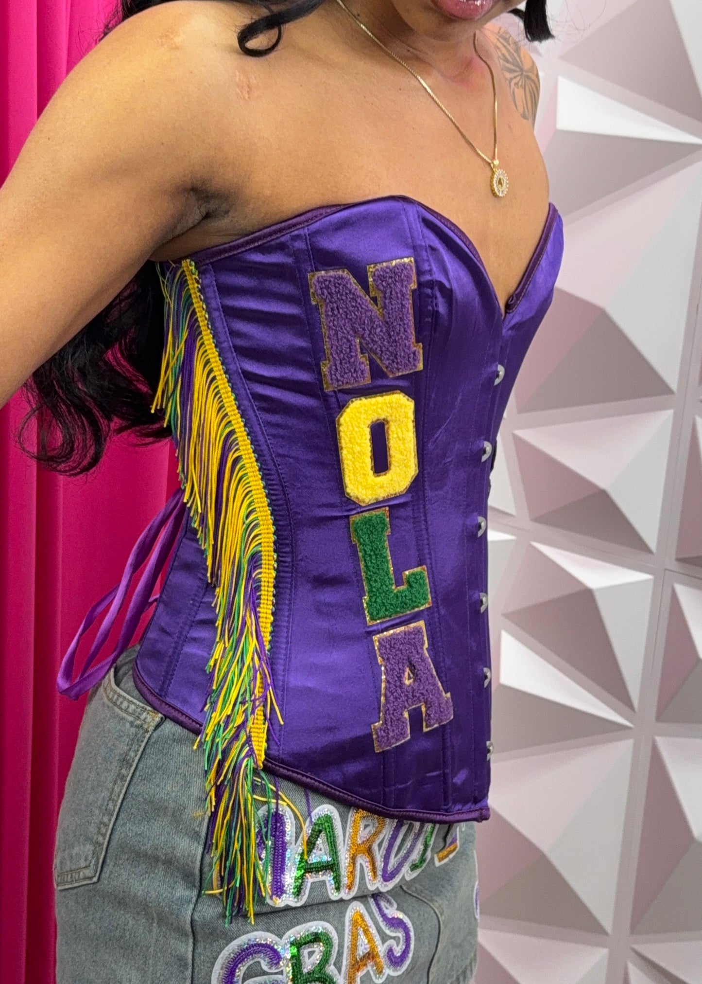 MG Patch Corset - Purple