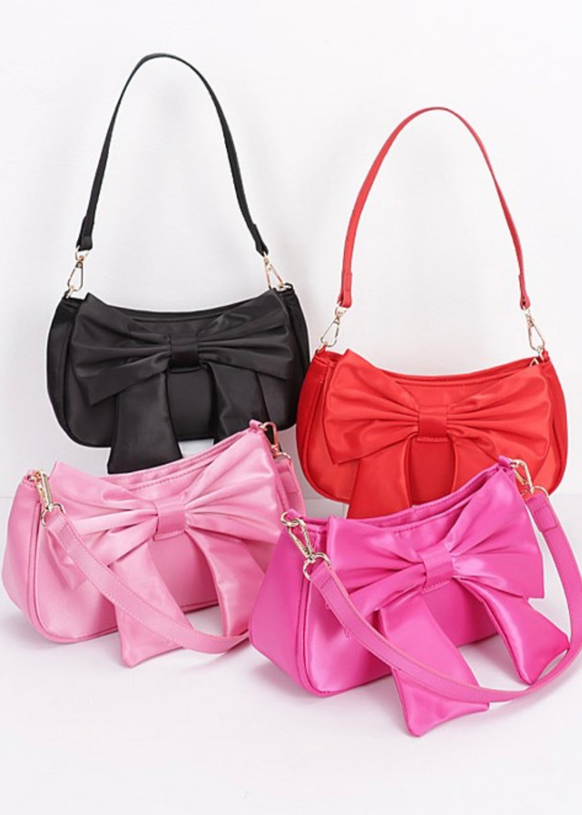 Satin Bow Purse