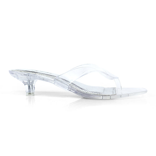 Jelli Kitten Heels - Clear