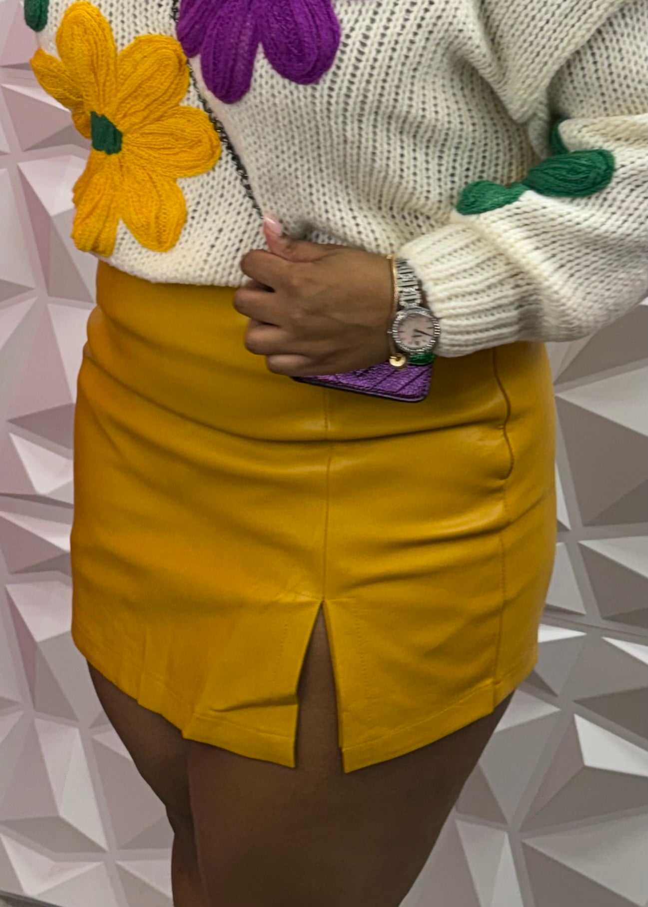 MG Faux Skort - Gold