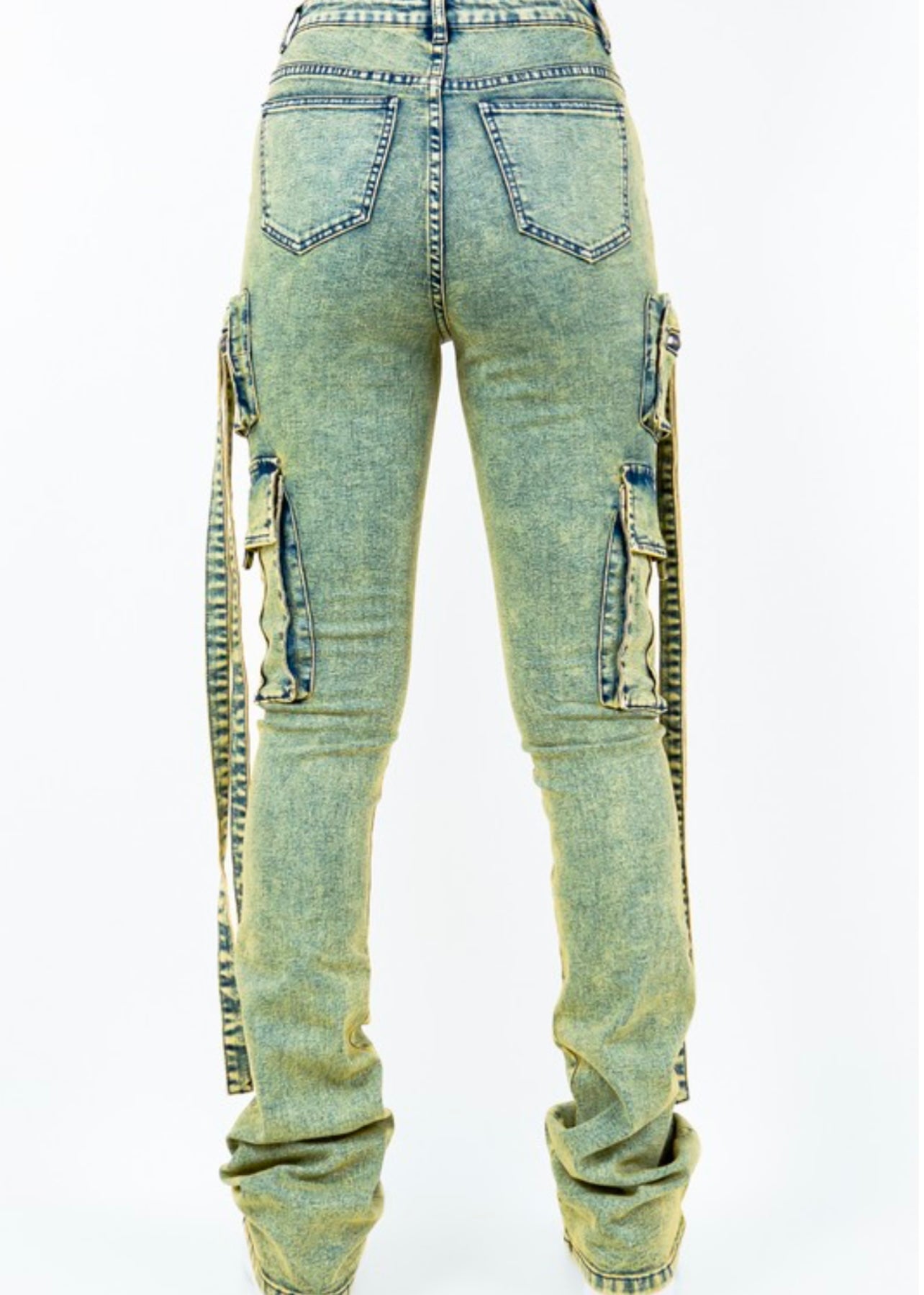 Acid Stacked Pants