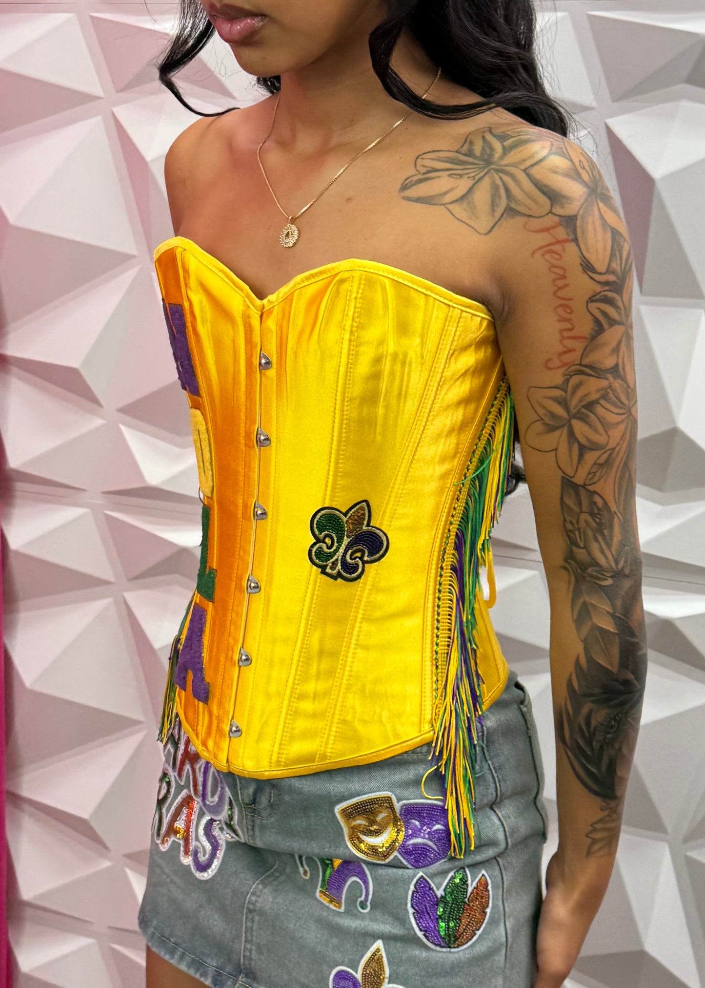 MG Patch Corset - Gold