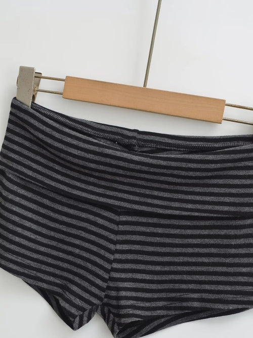 Stripe Fold Shorts