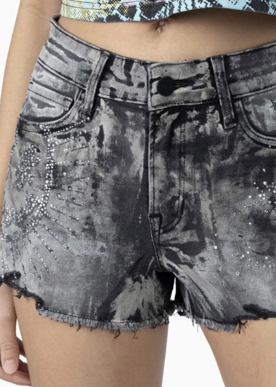 SR Smiley Shorts - Black