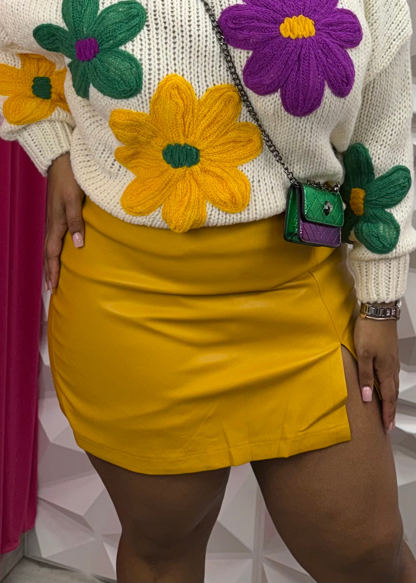 MG Faux Skort - Gold