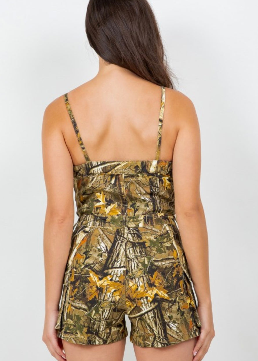 Camo Romper
