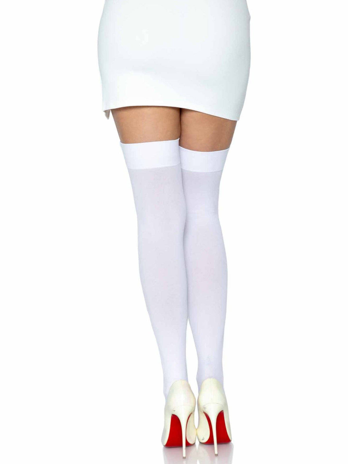 Luna Thigh High Stockings: Pink / One Size
