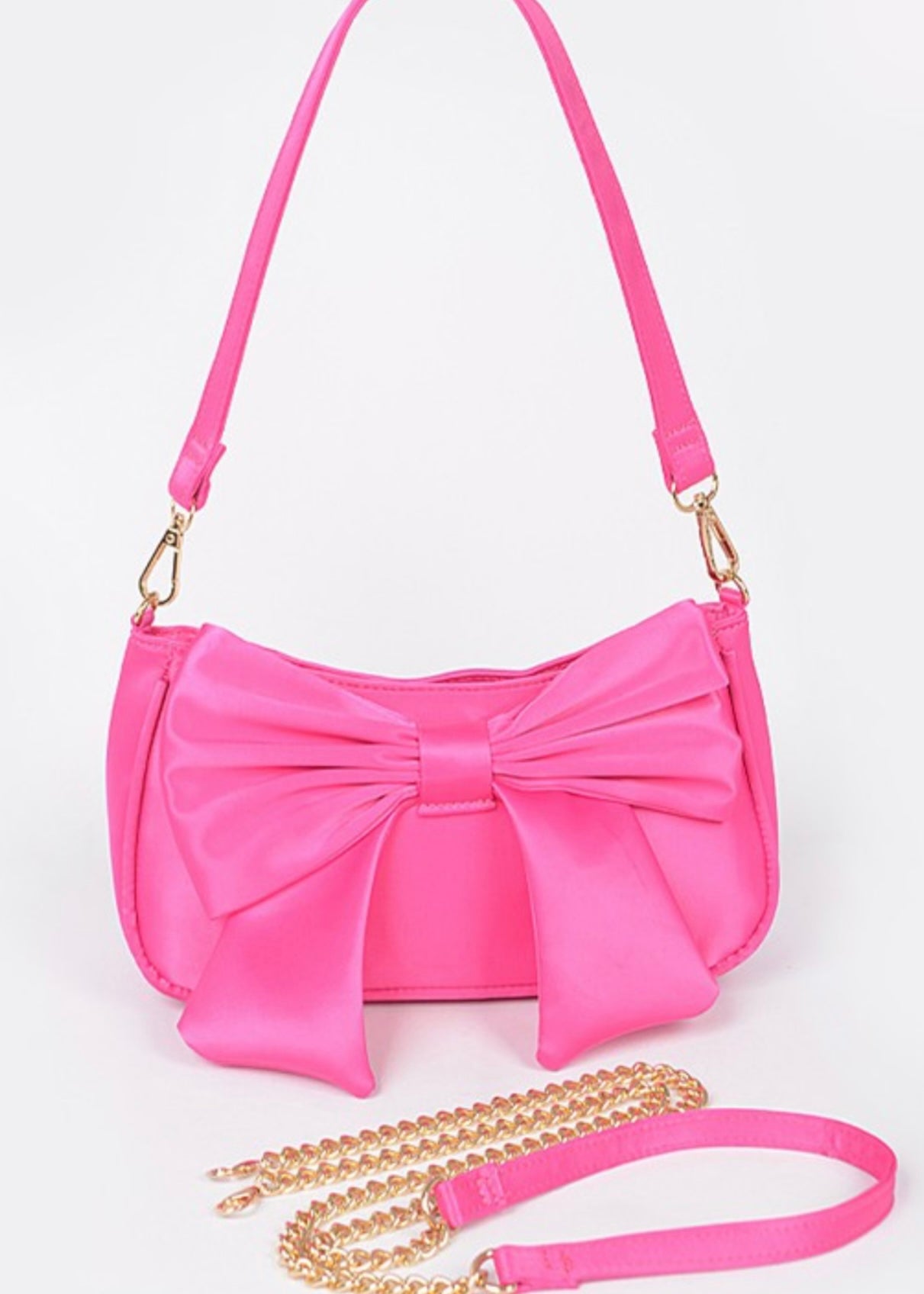 Satin Bow Purse